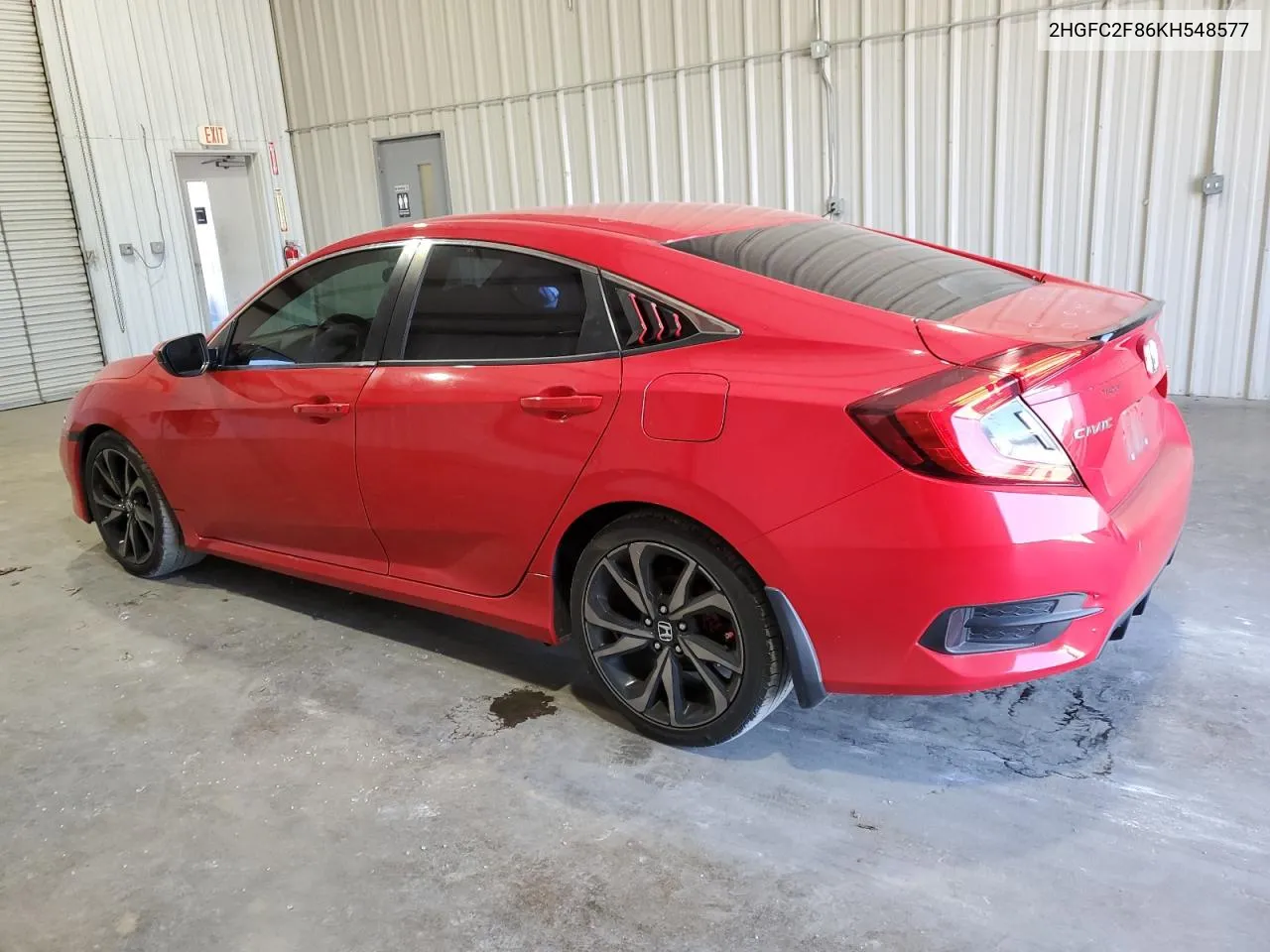 2019 Honda Civic Sport VIN: 2HGFC2F86KH548577 Lot: 66619234