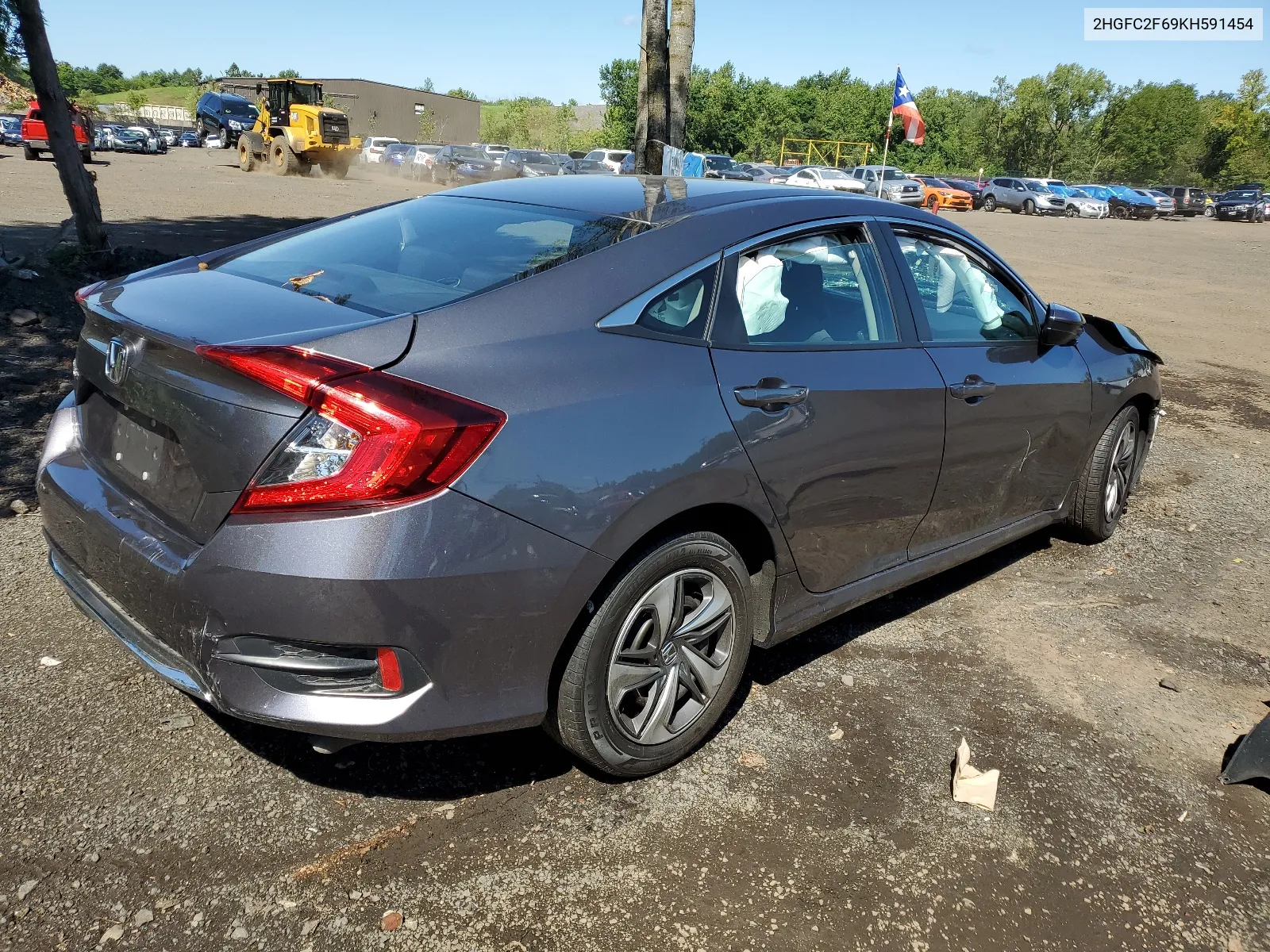 2HGFC2F69KH591454 2019 Honda Civic Lx