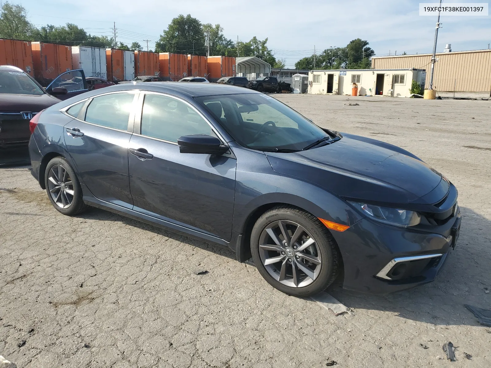 2019 Honda Civic Ex VIN: 19XFC1F38KE001397 Lot: 66811284