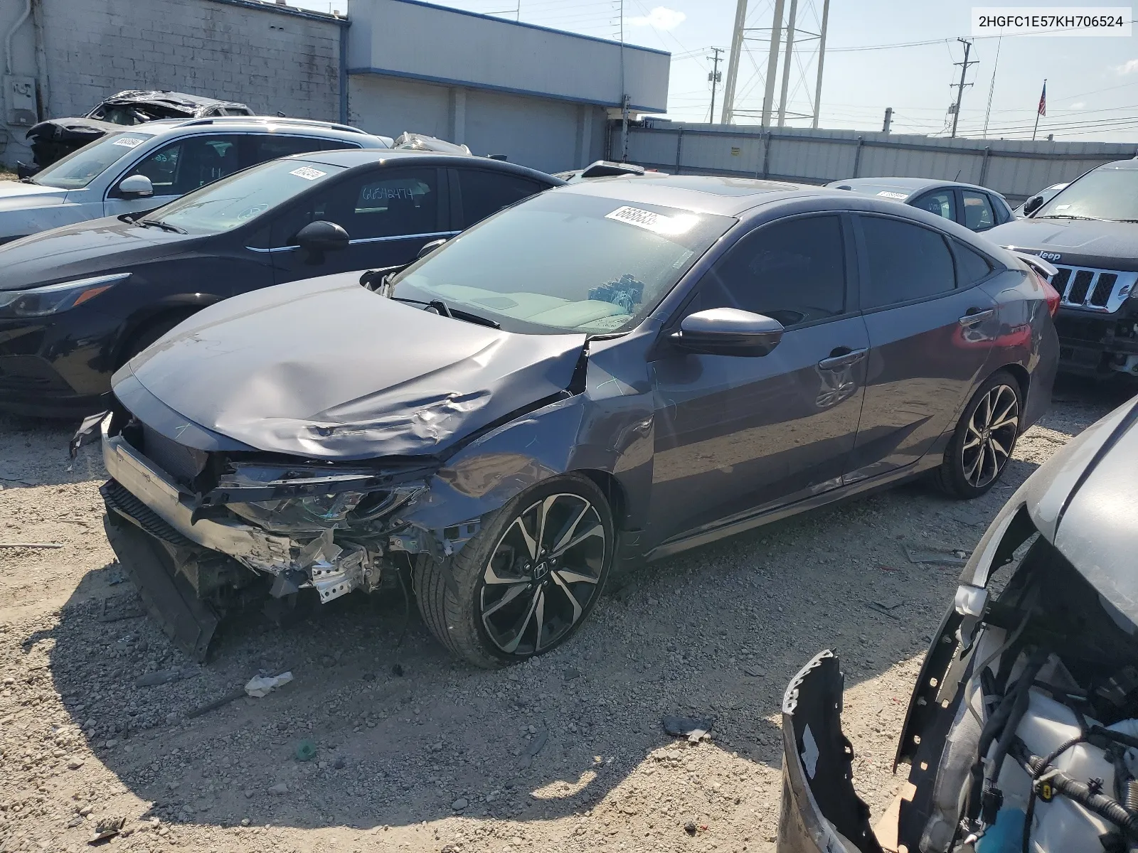 2HGFC1E57KH706524 2019 Honda Civic Si