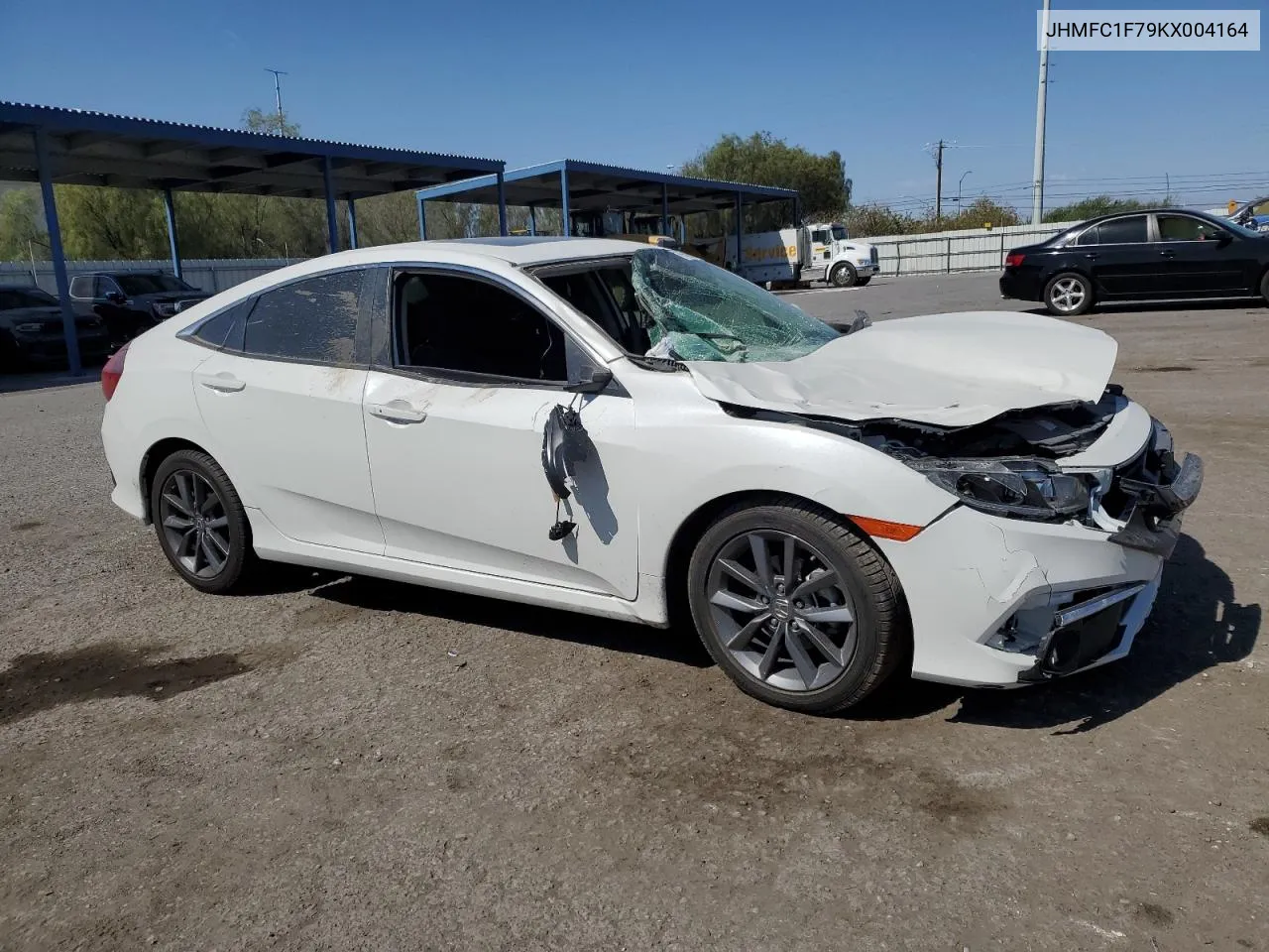 2019 Honda Civic Exl VIN: JHMFC1F79KX004164 Lot: 66909954