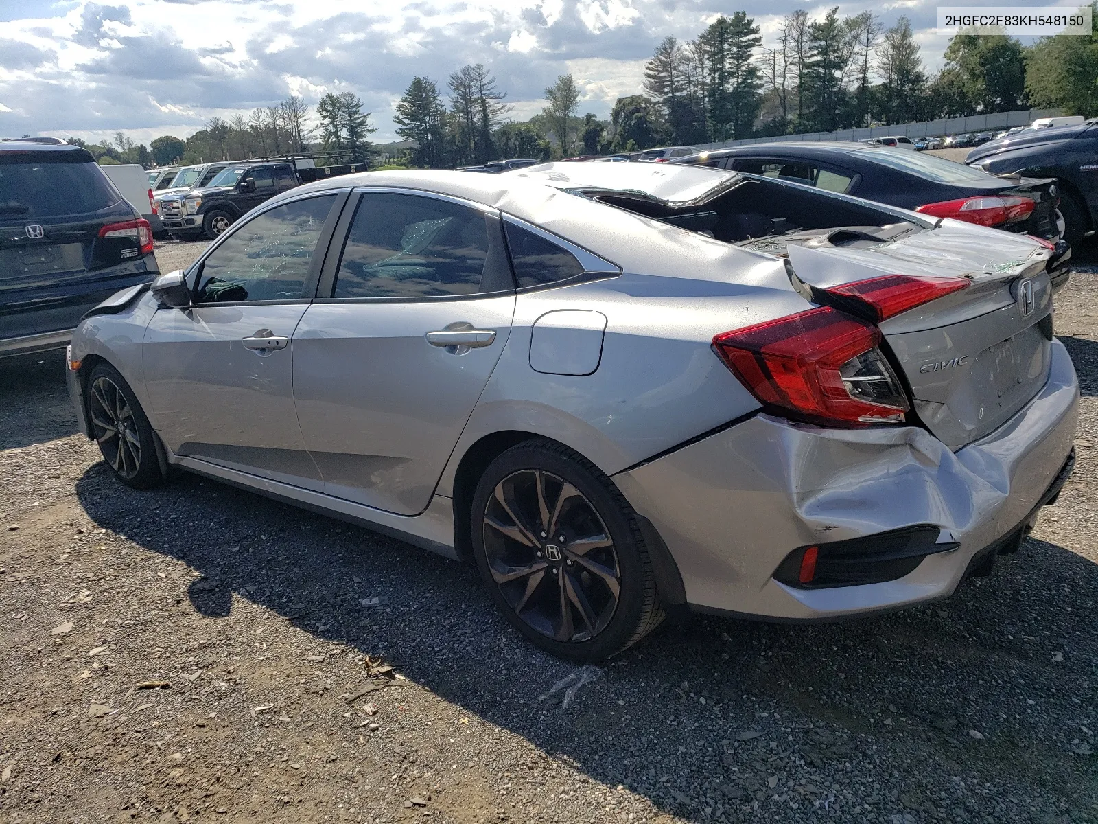 2019 Honda Civic Sport VIN: 2HGFC2F83KH548150 Lot: 66916344