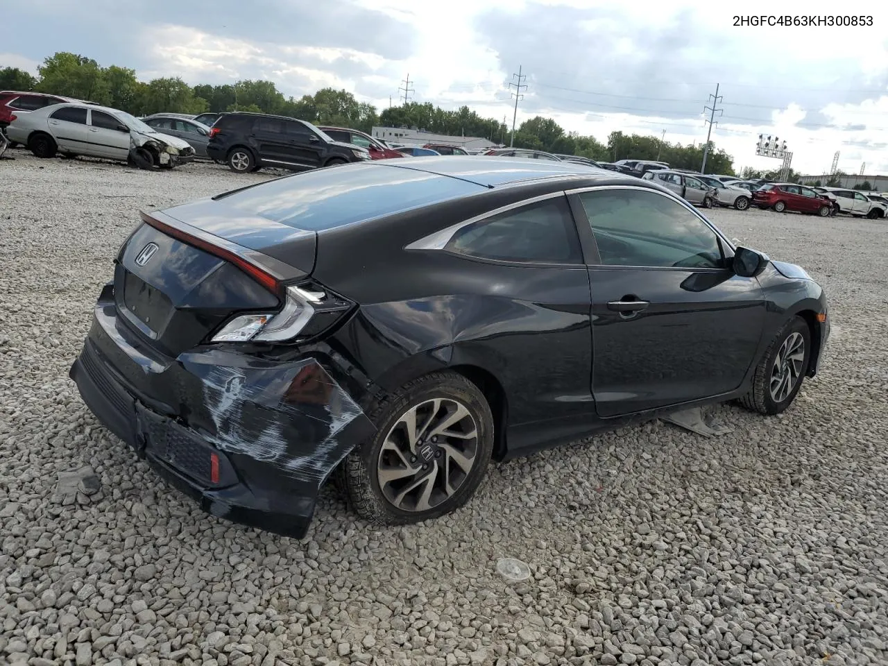 2HGFC4B63KH300853 2019 Honda Civic Lx