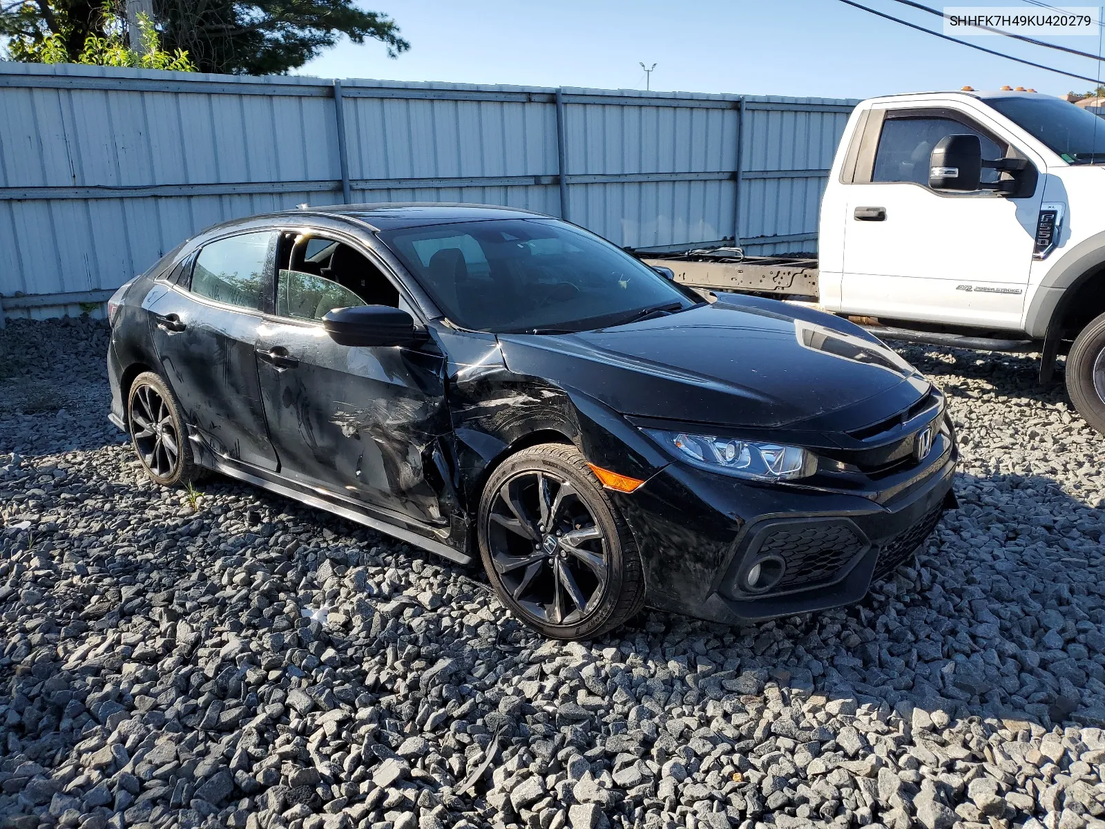 SHHFK7H49KU420279 2019 Honda Civic Sport