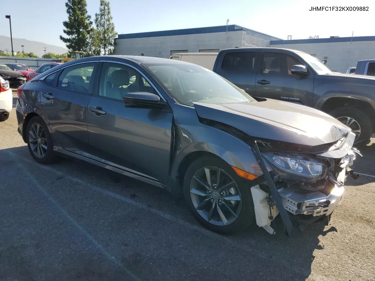 2019 Honda Civic Ex VIN: JHMFC1F32KX009882 Lot: 67176404