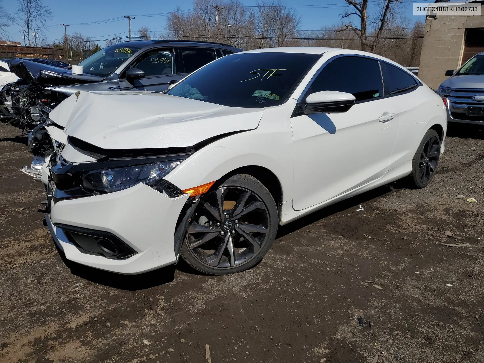 2HGFC4B81KH302733 2019 Honda Civic Sport