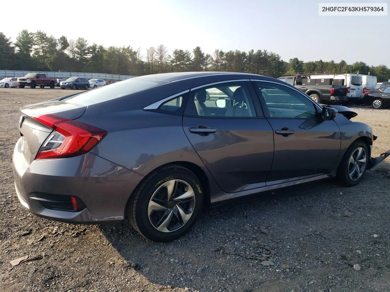 2019 Honda Civic Lx VIN: 2HGFC2F63KH579364 Lot: 67489934