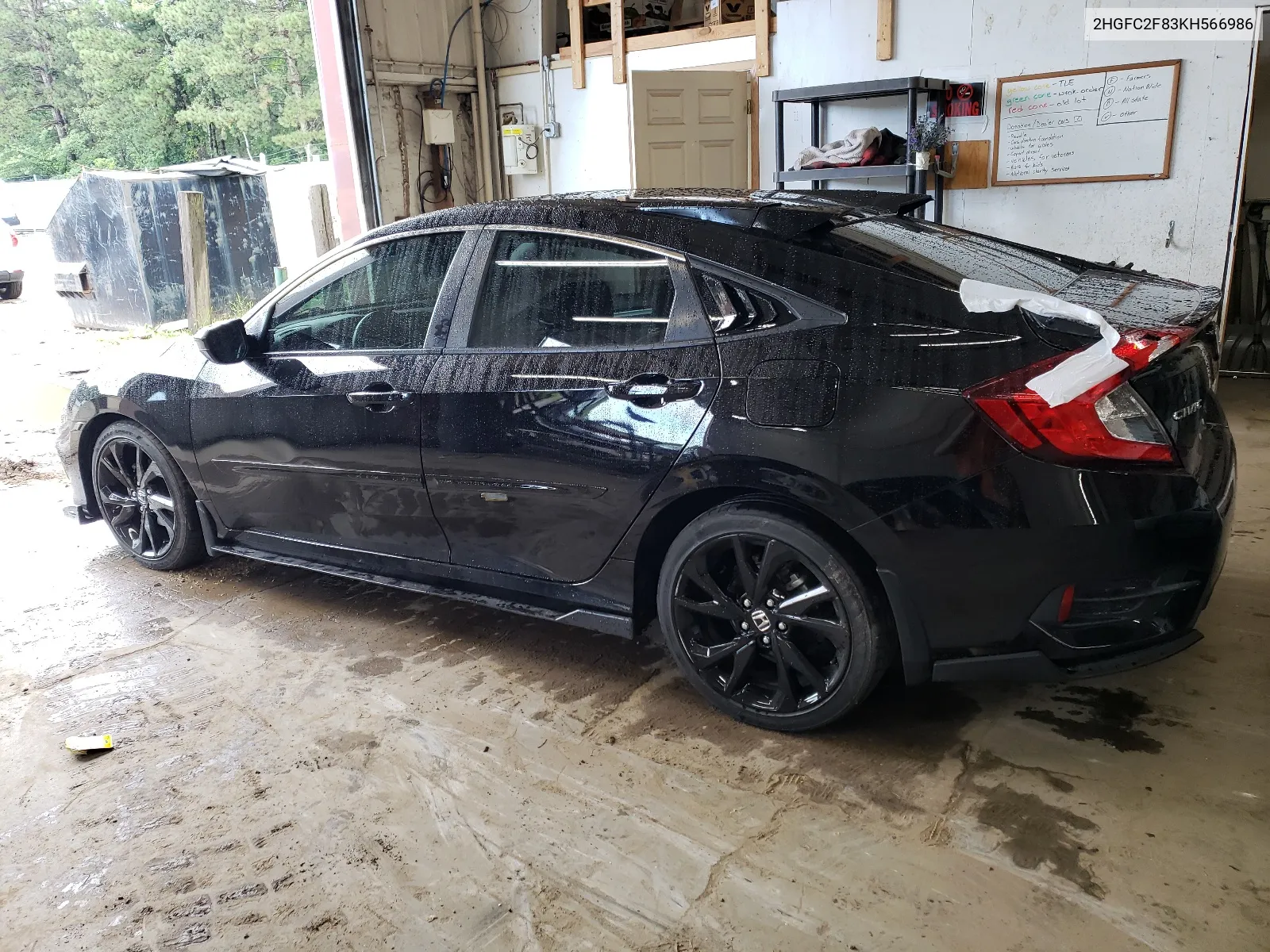 2019 Honda Civic Sport VIN: 2HGFC2F83KH566986 Lot: 67590954