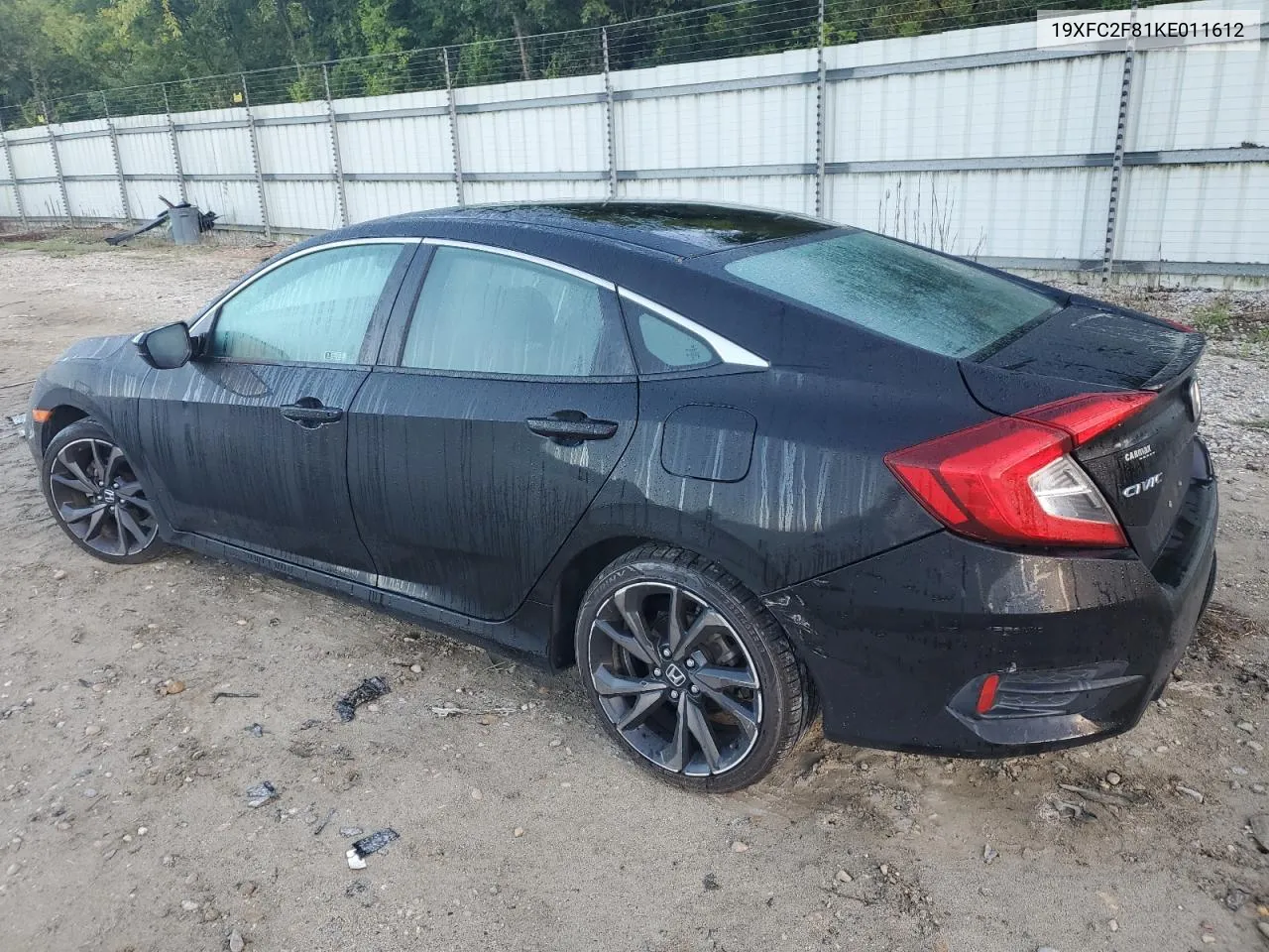 19XFC2F81KE011612 2019 Honda Civic Sport