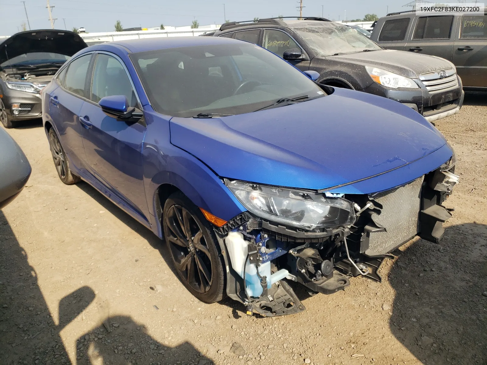 2019 Honda Civic Sport VIN: 19XFC2F83KE027200 Lot: 68135464