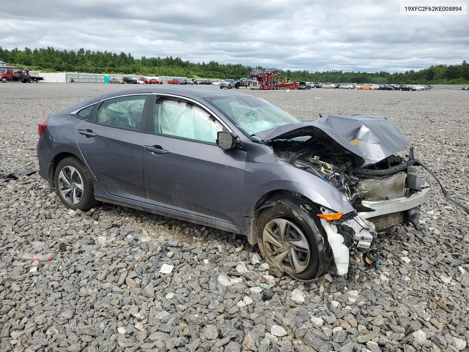 2019 Honda Civic Lx VIN: 19XFC2F62KE008894 Lot: 68170484