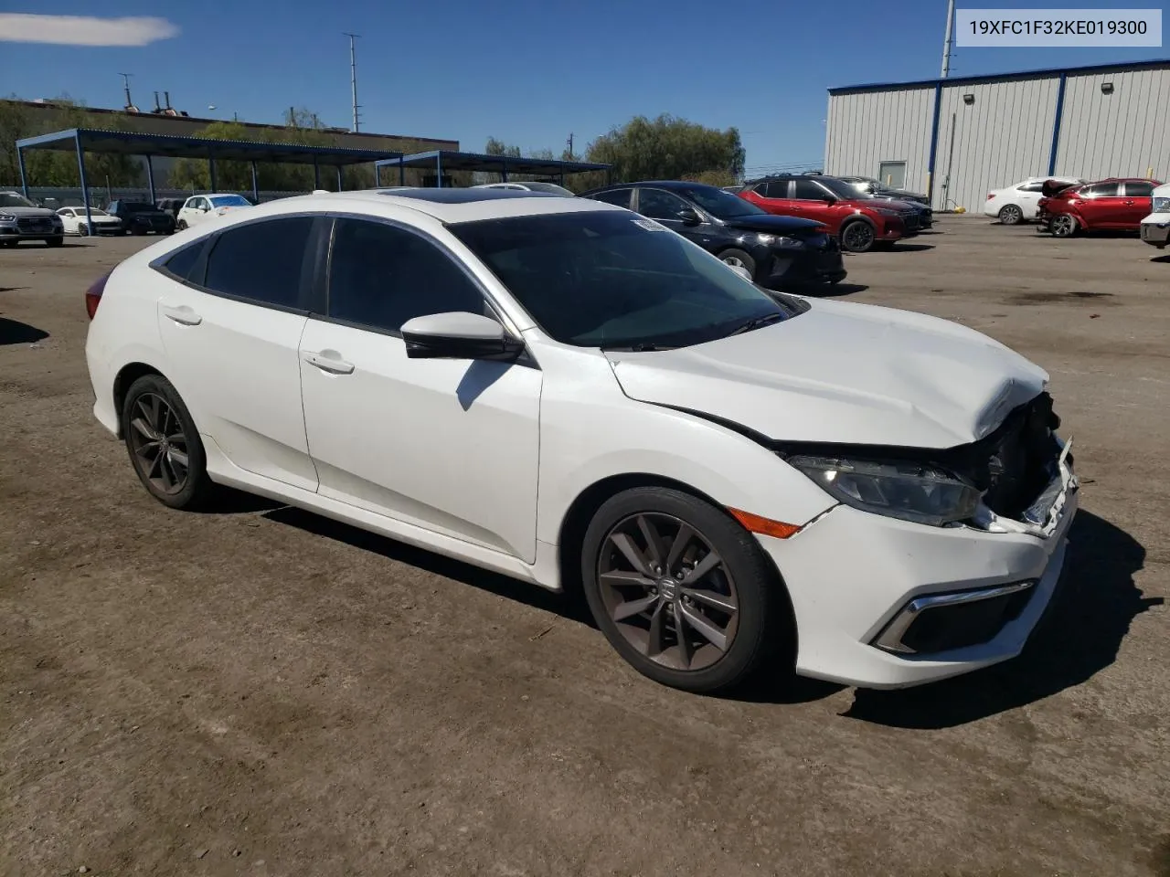 2019 Honda Civic Ex VIN: 19XFC1F32KE019300 Lot: 68330744