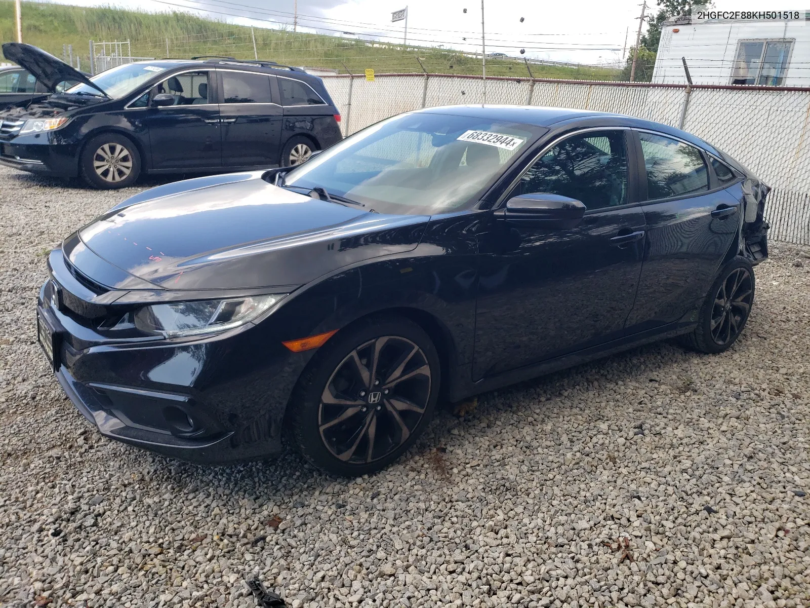 2019 Honda Civic Sport VIN: 2HGFC2F88KH501518 Lot: 68332944