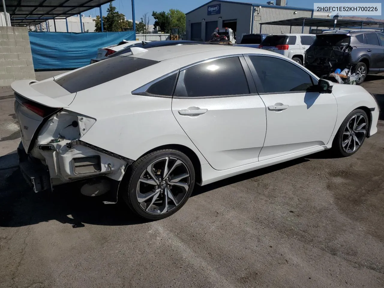 2019 Honda Civic Si VIN: 2HGFC1E52KH700226 Lot: 68469364