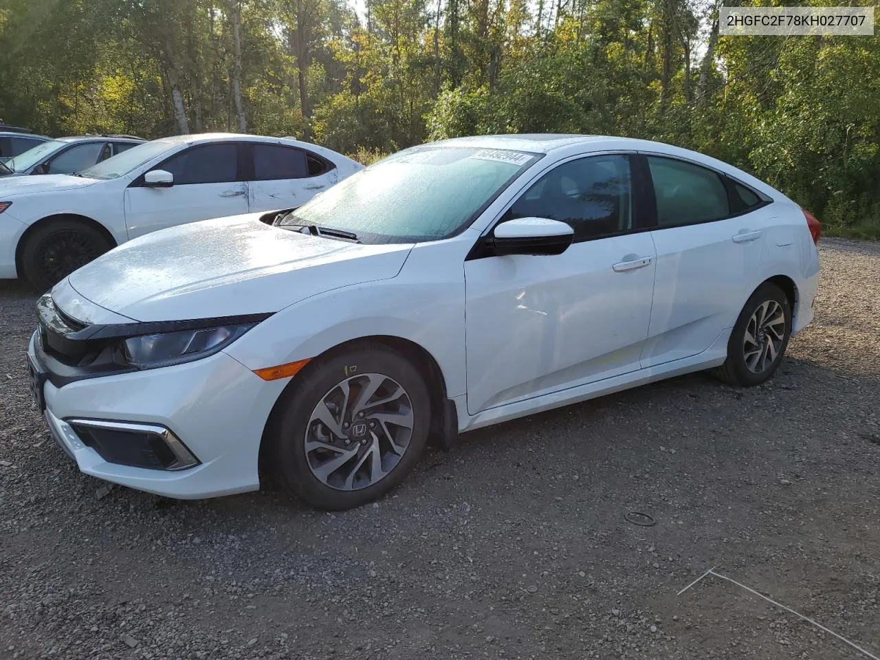 2019 Honda Civic Ex VIN: 2HGFC2F78KH027707 Lot: 68492944