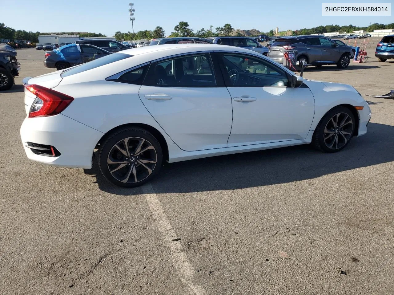 2019 Honda Civic Sport VIN: 2HGFC2F8XKH584014 Lot: 68618584