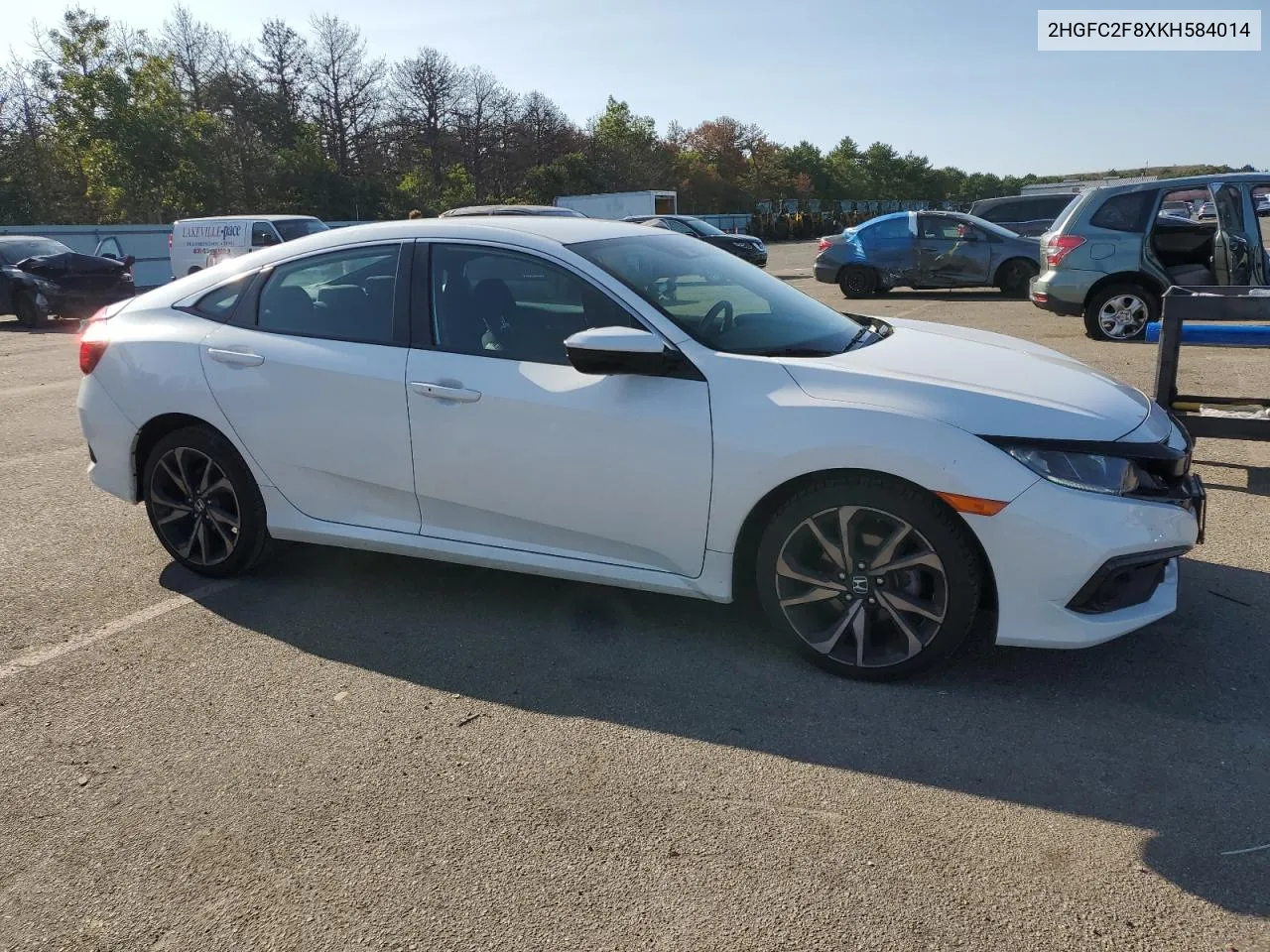 2019 Honda Civic Sport VIN: 2HGFC2F8XKH584014 Lot: 68618584