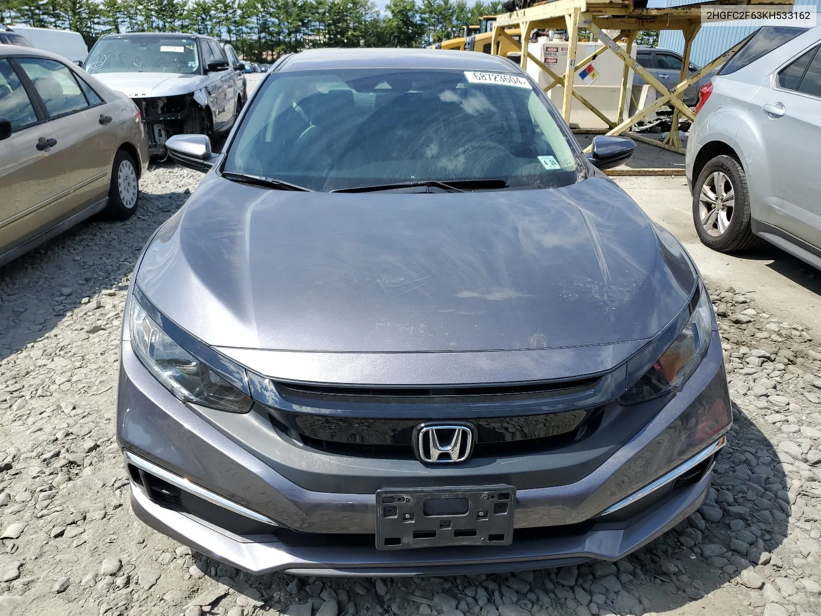 2HGFC2F63KH533162 2019 Honda Civic Lx