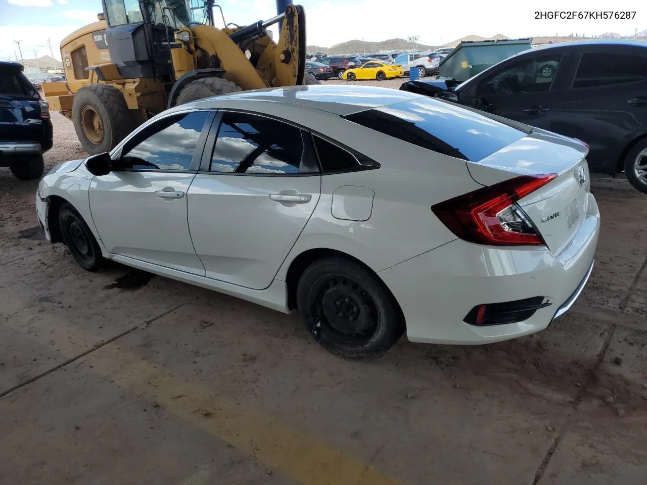 2019 Honda Civic Lx VIN: 2HGFC2F67KH576287 Lot: 68737974