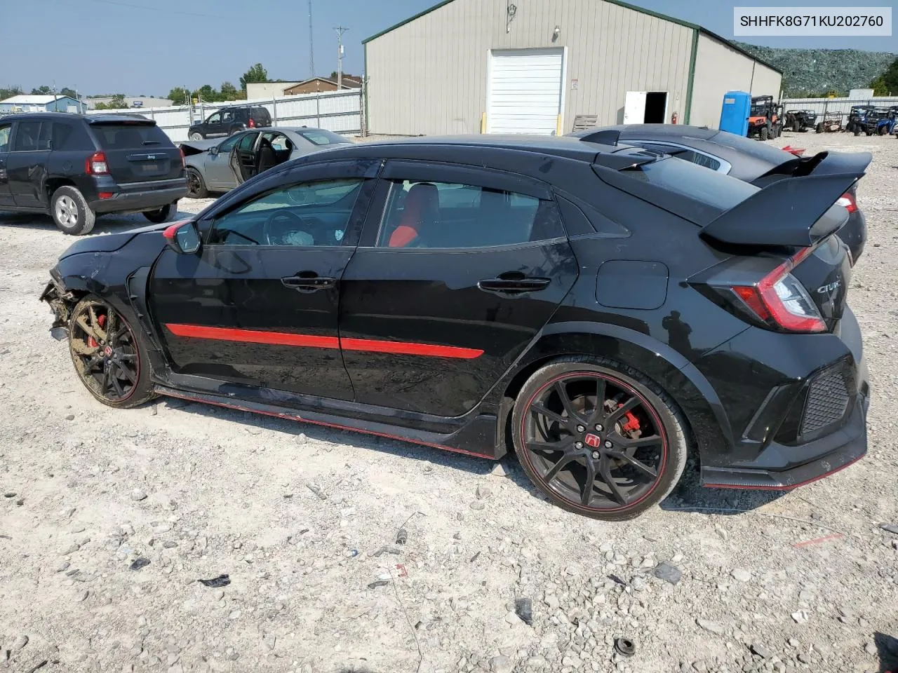 2019 Honda Civic Type-R Touring VIN: SHHFK8G71KU202760 Lot: 68833784