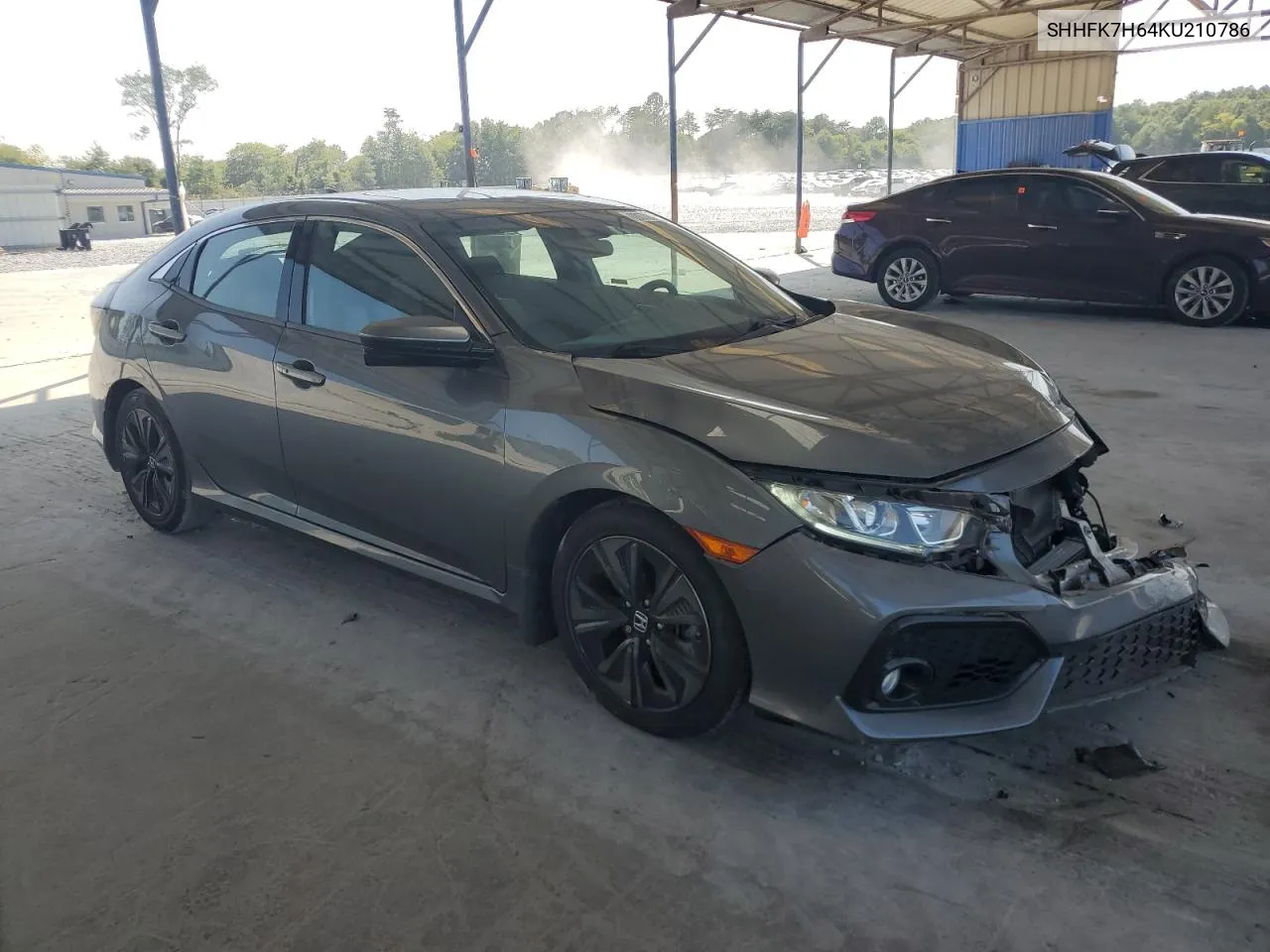 2019 Honda Civic Ex VIN: SHHFK7H64KU210786 Lot: 68872654