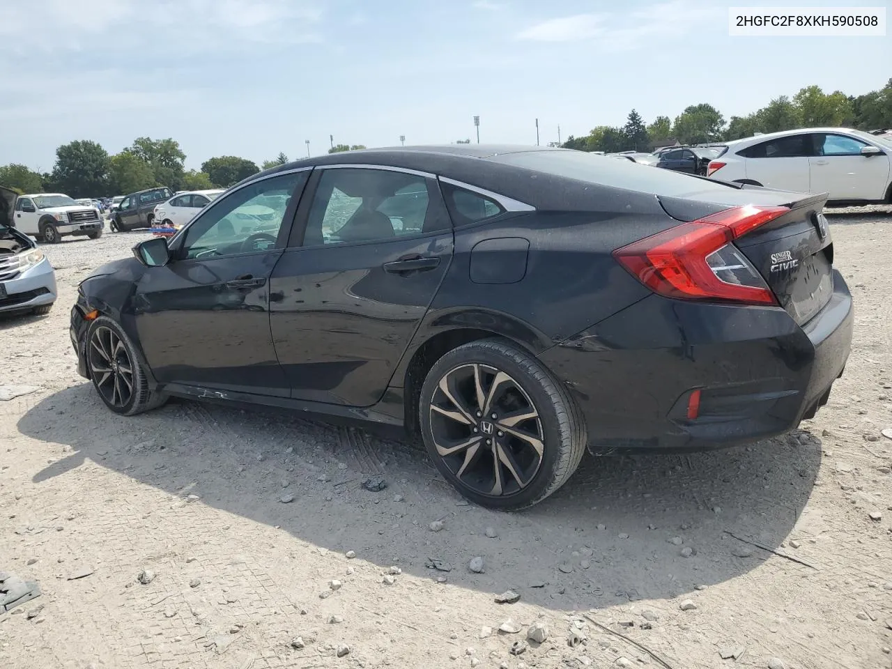 2HGFC2F8XKH590508 2019 Honda Civic Sport