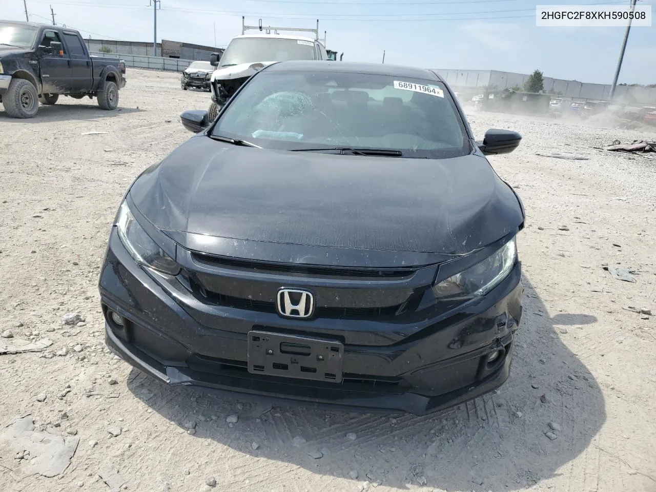 2HGFC2F8XKH590508 2019 Honda Civic Sport