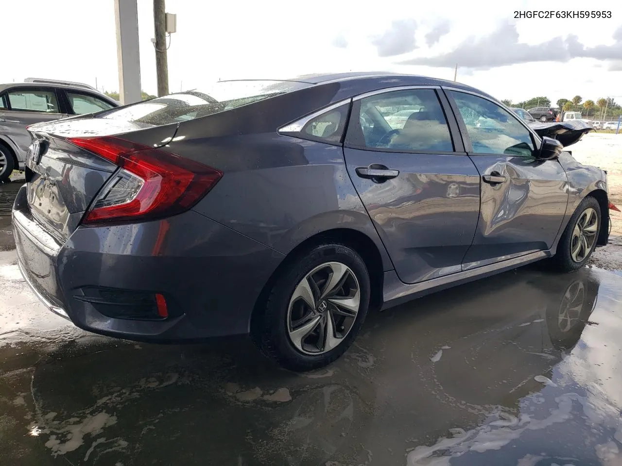 2019 Honda Civic Lx VIN: 2HGFC2F63KH595953 Lot: 69026304