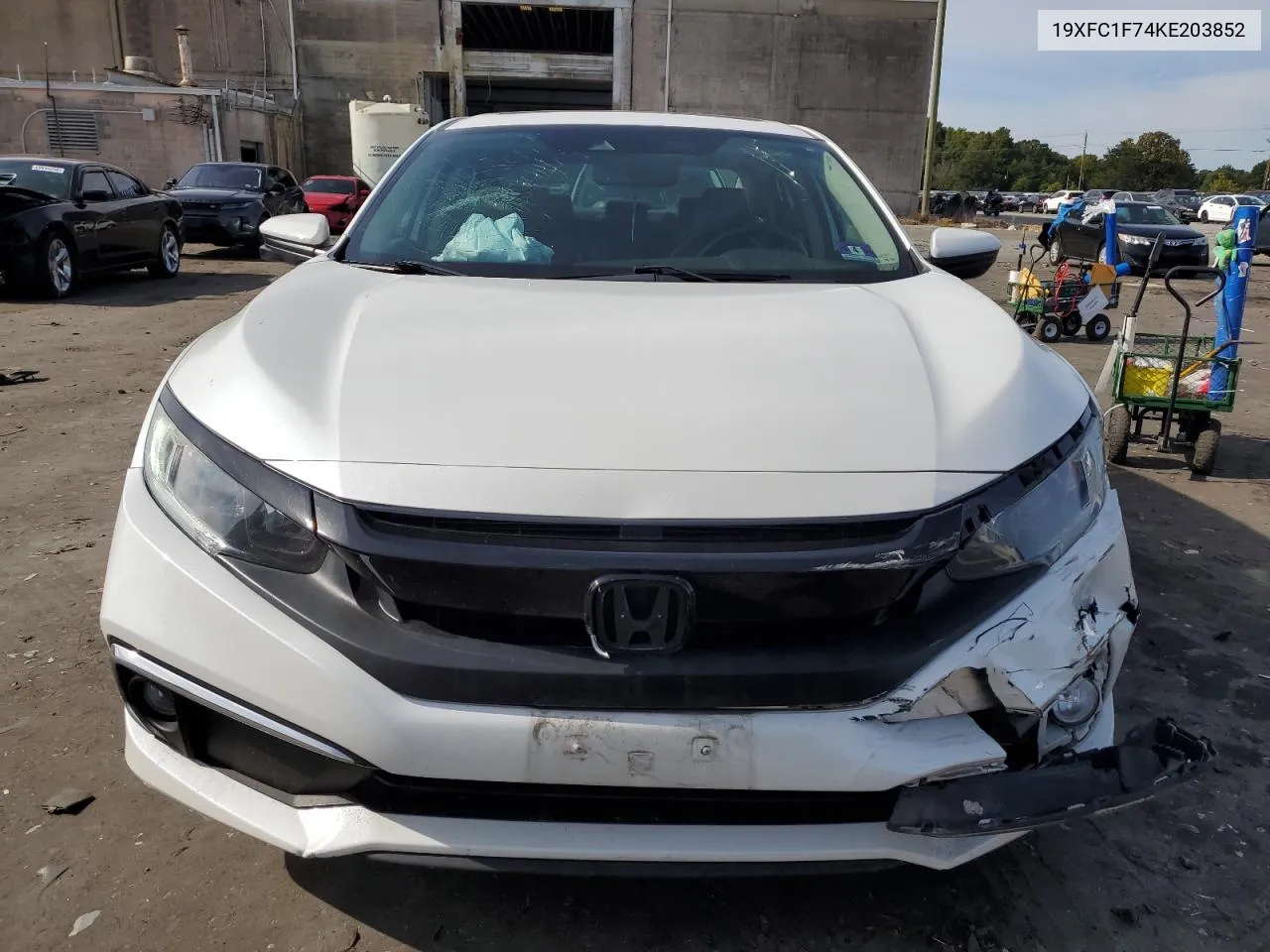 2019 Honda Civic Exl VIN: 19XFC1F74KE203852 Lot: 69050514