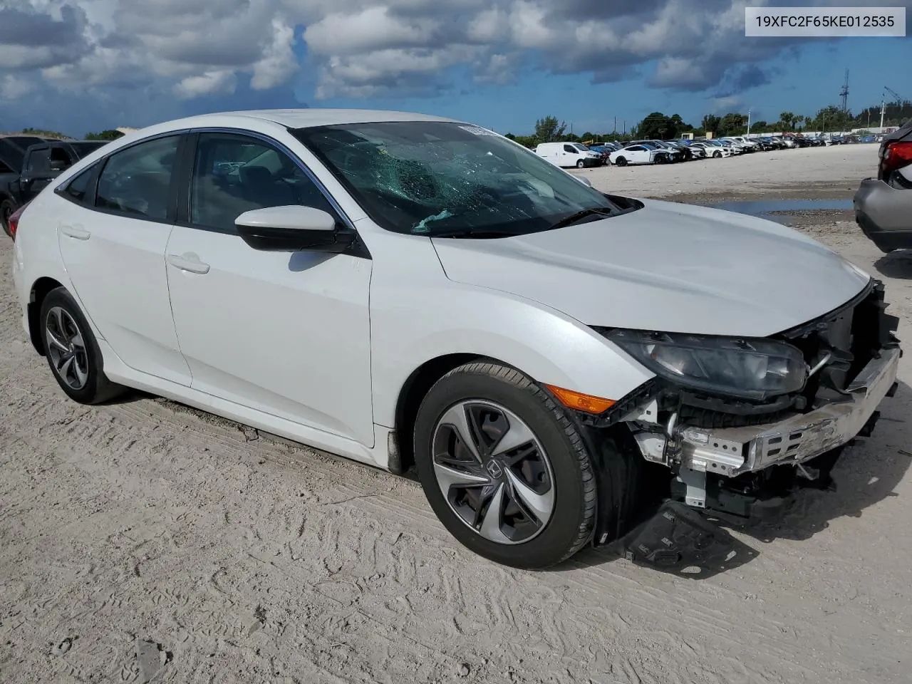 2019 Honda Civic Lx VIN: 19XFC2F65KE012535 Lot: 69294964