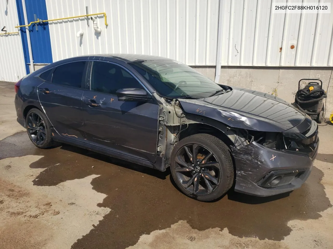 2019 Honda Civic Sport VIN: 2HGFC2F88KH016120 Lot: 69367274