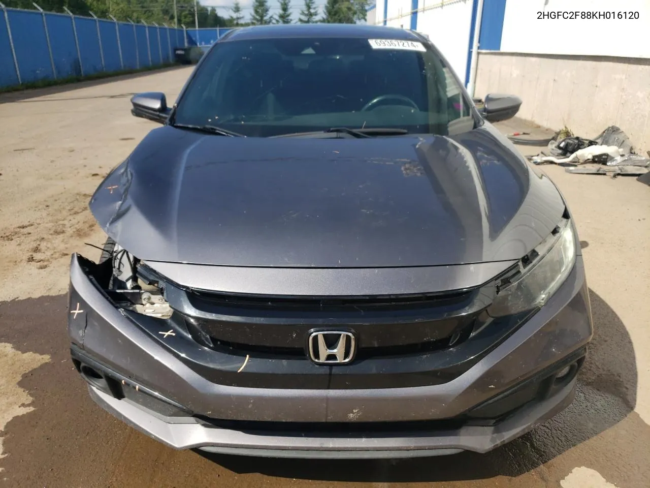 2019 Honda Civic Sport VIN: 2HGFC2F88KH016120 Lot: 69367274