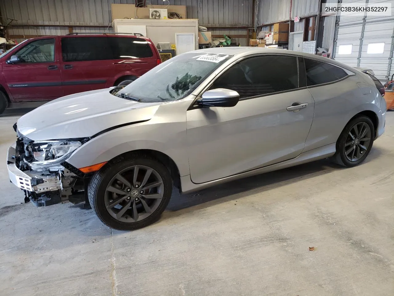 2019 Honda Civic Ex VIN: 2HGFC3B36KH352297 Lot: 69603584