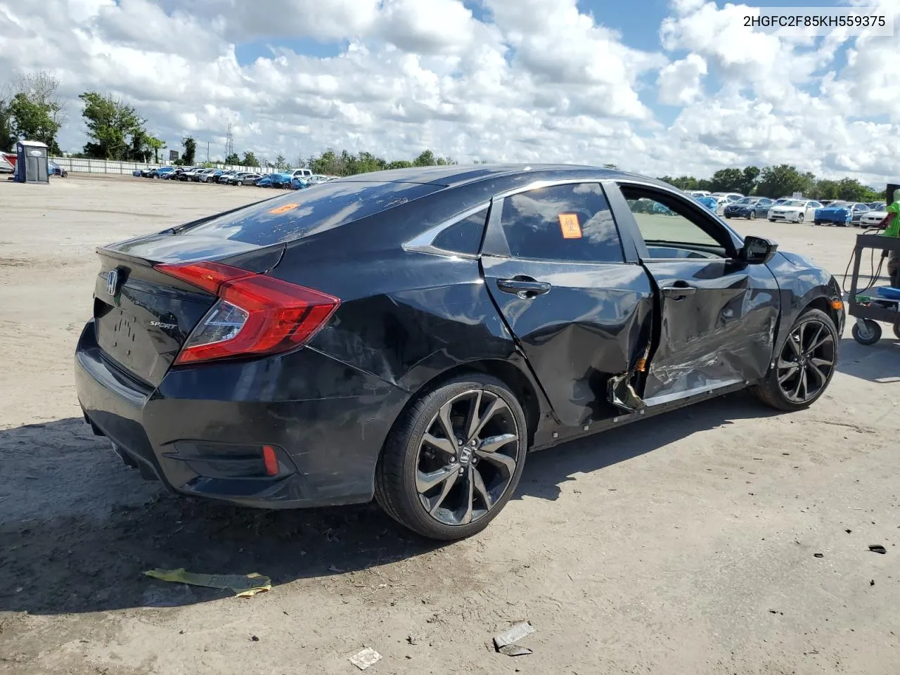 2HGFC2F85KH559375 2019 Honda Civic Sport