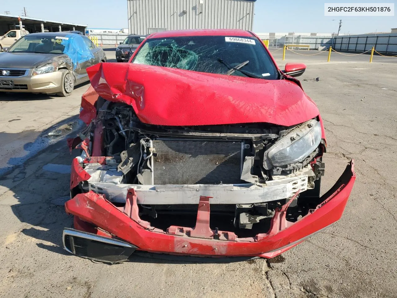 2HGFC2F63KH501876 2019 Honda Civic Lx