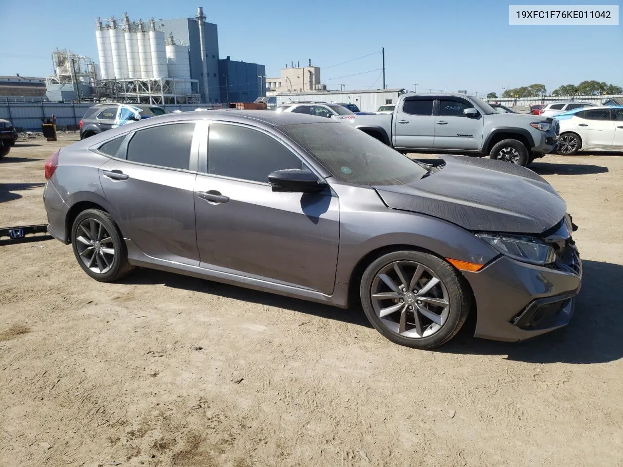 2019 Honda Civic Exl VIN: 19XFC1F76KE011042 Lot: 69890654