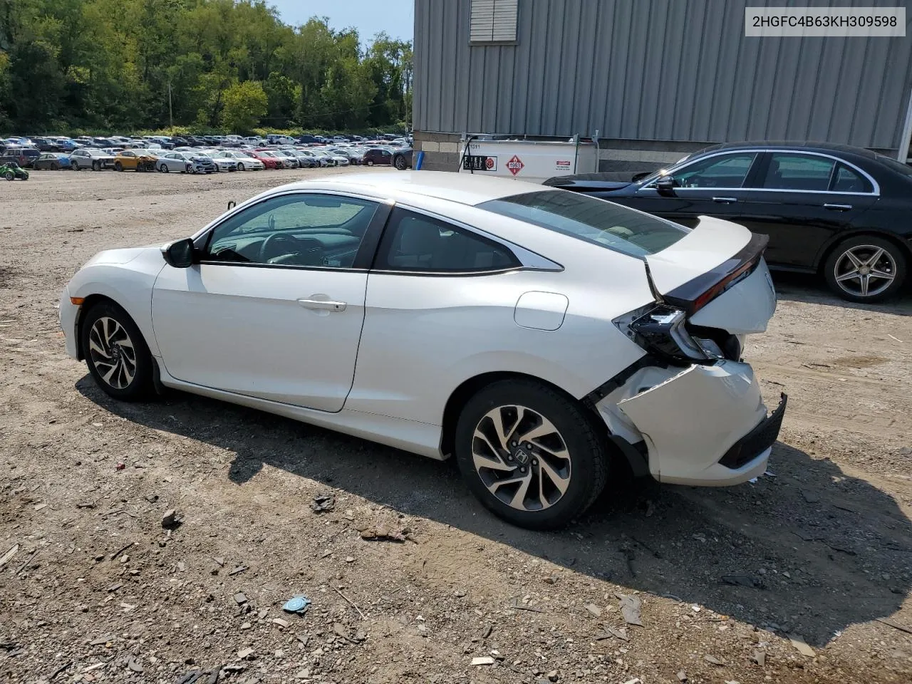 2019 Honda Civic Lx VIN: 2HGFC4B63KH309598 Lot: 69935064