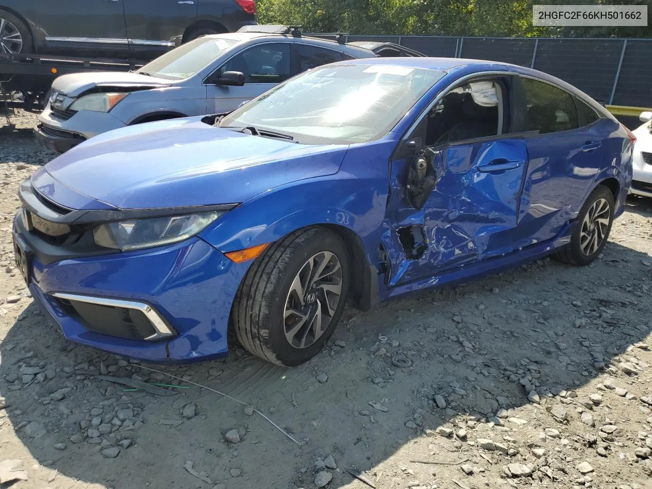 2019 Honda Civic Lx VIN: 2HGFC2F66KH501662 Lot: 69950964