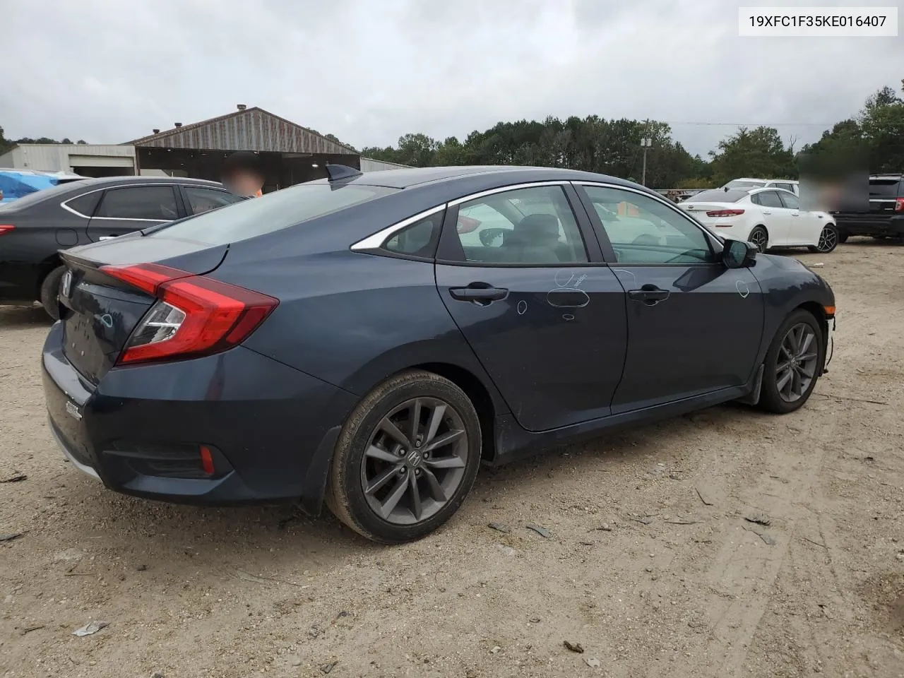 2019 Honda Civic Ex VIN: 19XFC1F35KE016407 Lot: 69995284