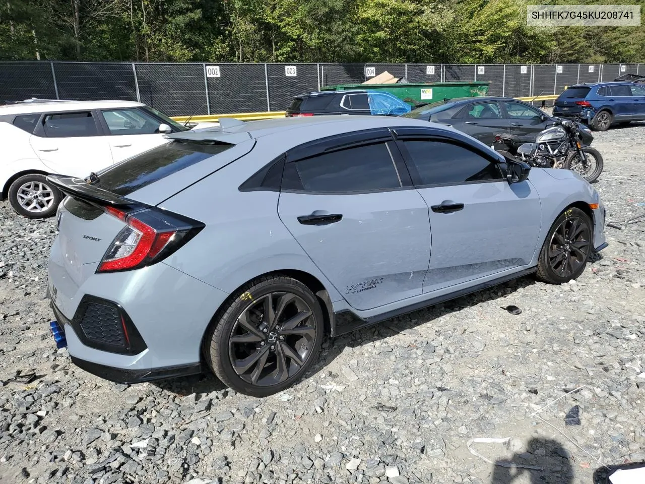 SHHFK7G45KU208741 2019 Honda Civic Sport