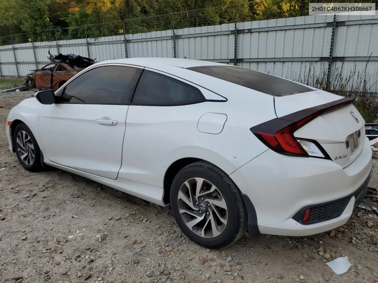 2HGFC4B62KH308667 2019 Honda Civic Lx