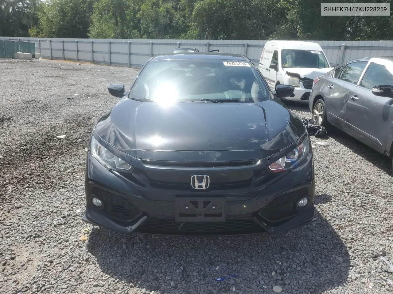 2019 Honda Civic Sport VIN: SHHFK7H47KU228259 Lot: 70225734