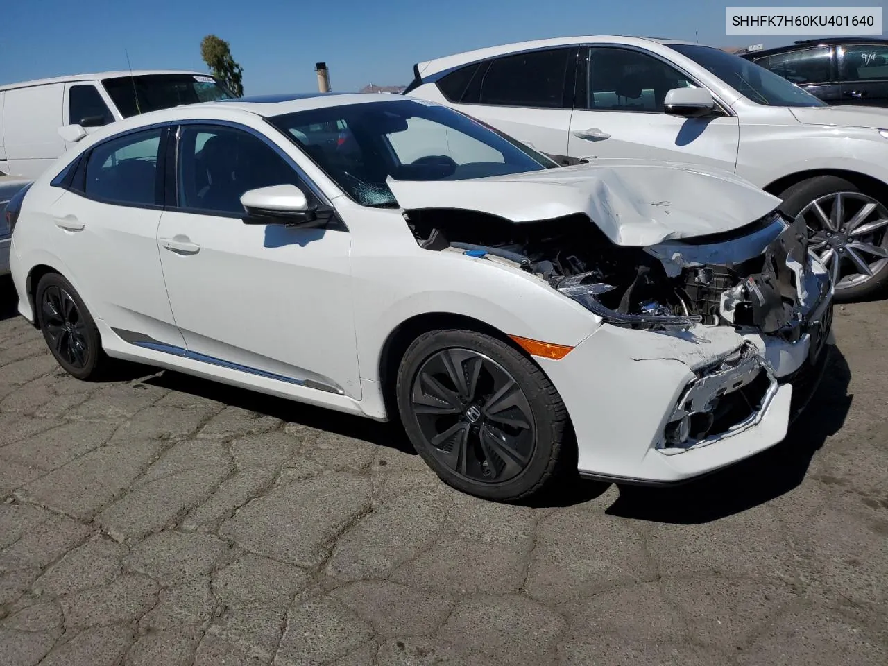 2019 Honda Civic Ex VIN: SHHFK7H60KU401640 Lot: 70316054