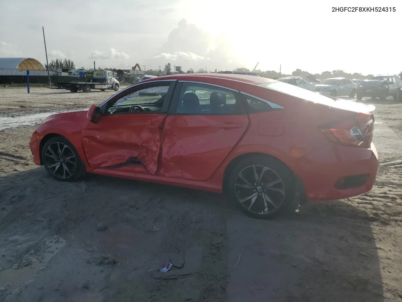 2HGFC2F8XKH524315 2019 Honda Civic Sport