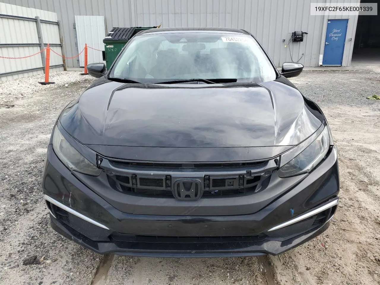 2019 Honda Civic Lx VIN: 19XFC2F65KE001339 Lot: 70452254