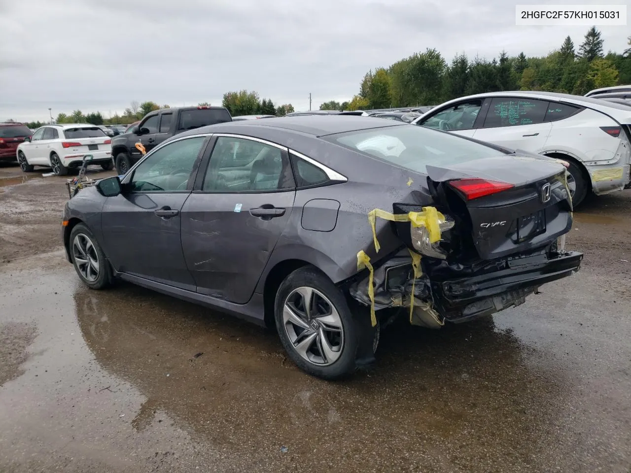 2019 Honda Civic Lx VIN: 2HGFC2F57KH015031 Lot: 70476124