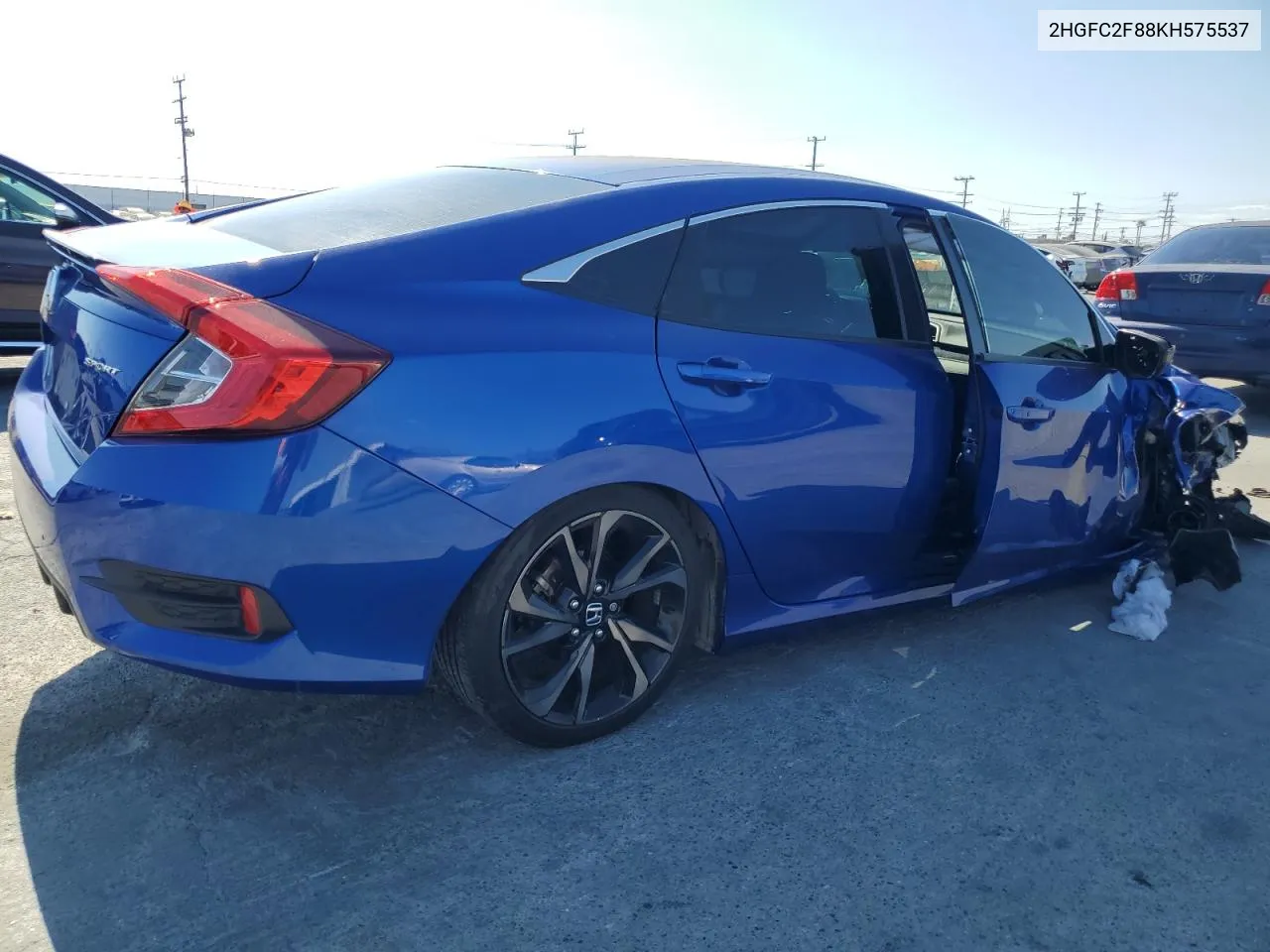 2HGFC2F88KH575537 2019 Honda Civic Sport