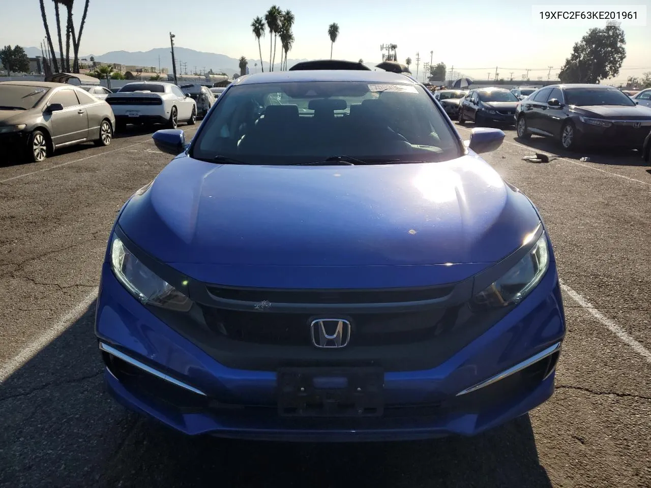 2019 Honda Civic Lx VIN: 19XFC2F63KE201961 Lot: 70539684