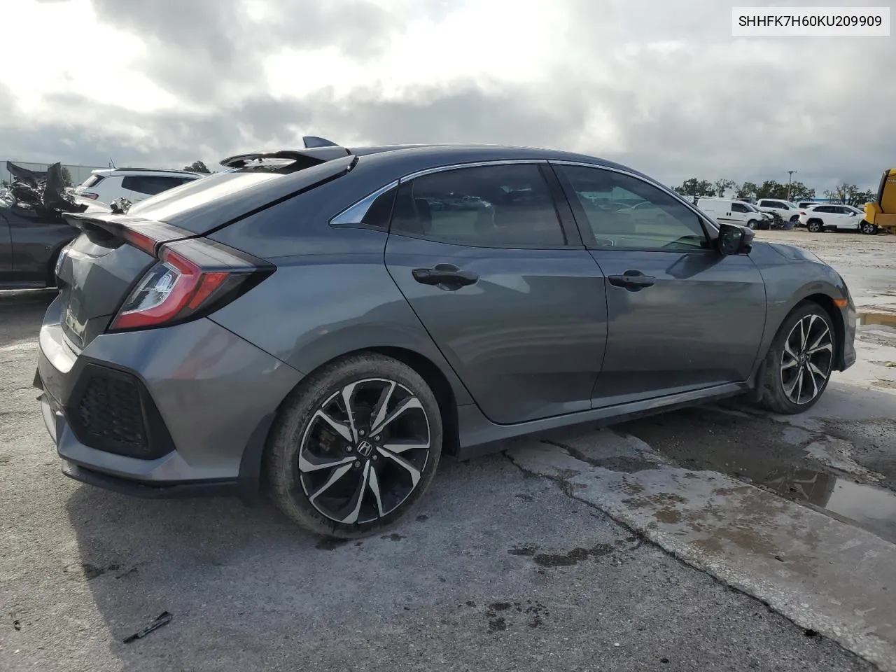 2019 Honda Civic Ex VIN: SHHFK7H60KU209909 Lot: 70727724