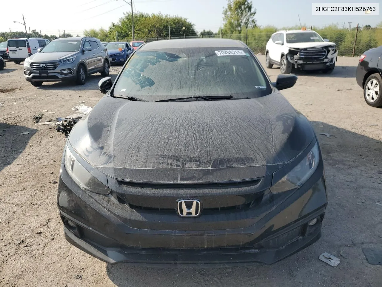 2HGFC2F83KH526763 2019 Honda Civic Sport